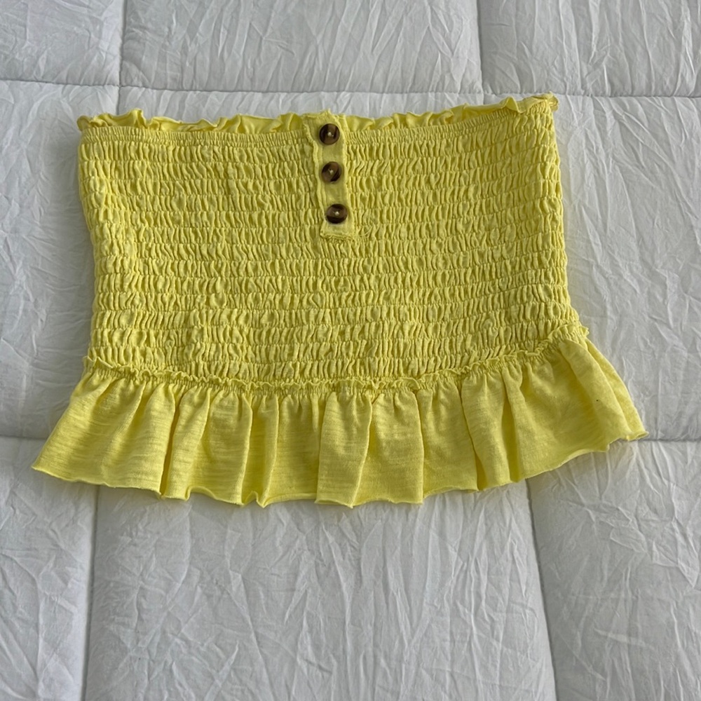 yellow tub top